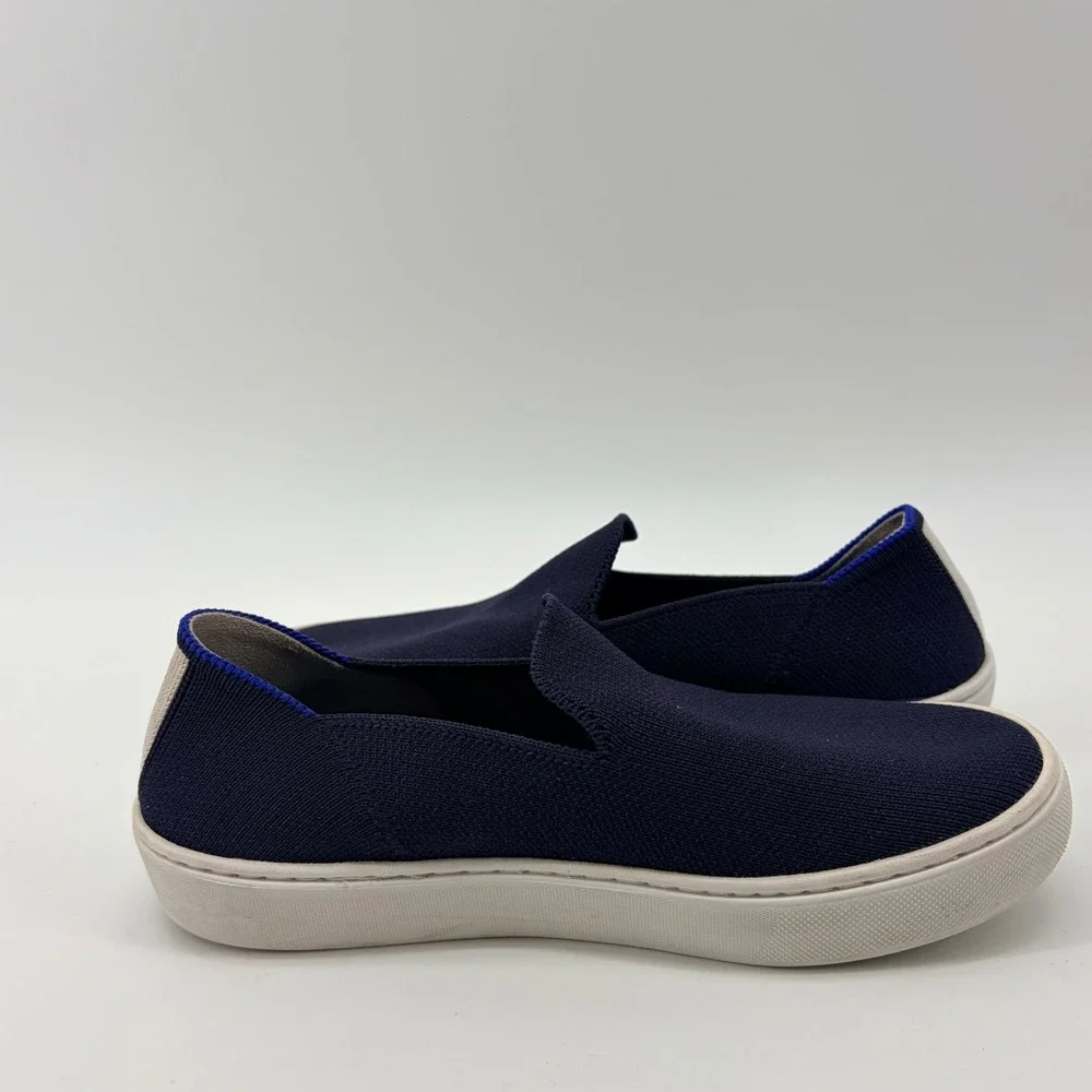 Rothy's Sneaker Women 5 Navy Night Slip On Knit Washable Sustainable Casual Shoe